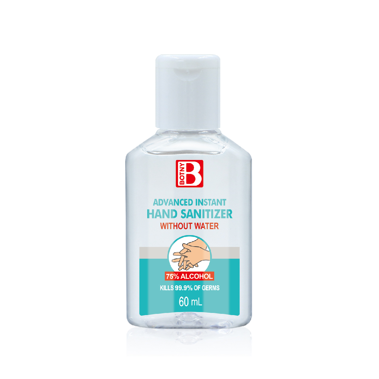 保賜利牌75%酒精免洗手消毒液 60ML